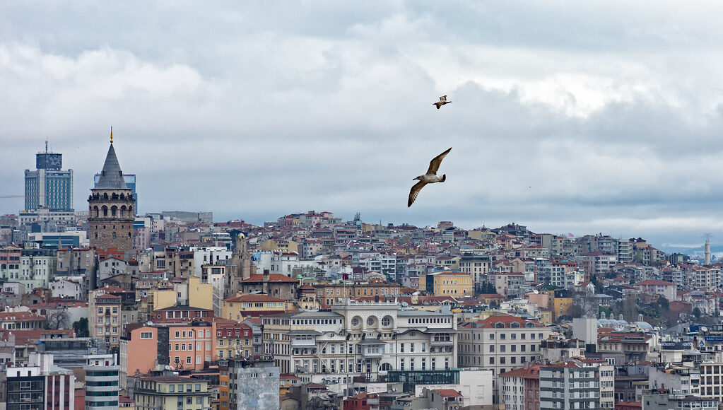 ©cjli1980, ”Fly by galata tower” Taken on February 11, 2018 (No change has been made)